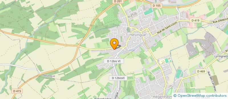 localisation de l'entreprise MADAME ALEXIA SCHMITT  HESINGUE