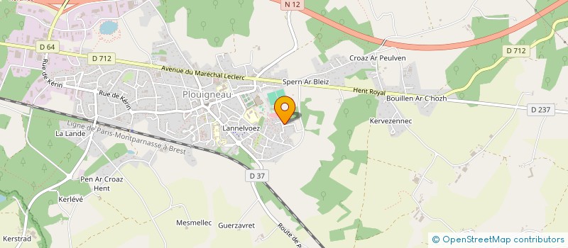 localisation de l'entreprise MADAME ALEXIA SEITE  PLOUIGNEAU