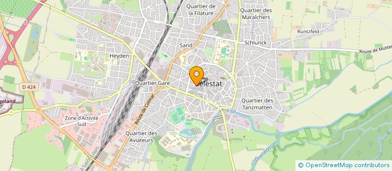 localisation de l'entreprise MADAME ALEXIA THEUNIS  SELESTAT