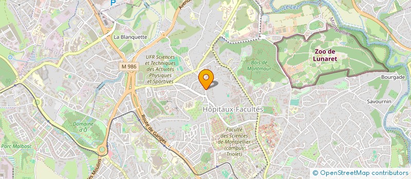 localisation de l'entreprise MADAME ALEXIA THOMAS à MONTPELLIER