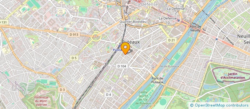 localisation de l'entreprise MADAME ALEXIA TIBERGHIEN  PUTEAUX