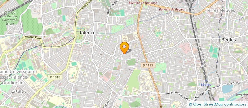 localisation de l'entreprise MADAME ALEXIA TOUZELLIER  TALENCE