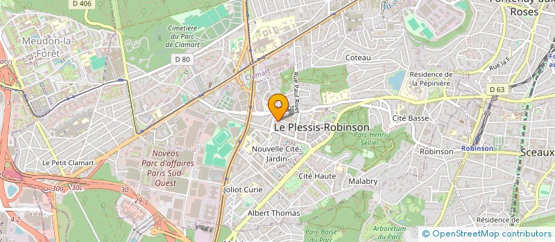 localisation de l'entreprise MADAME ALEXIA TSADIROGLU à LE PLESSIS-ROBINSON