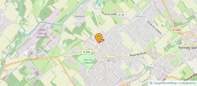 localisation de l'entreprise MADAME ALEXIA TURLIN à PREVESSIN-MOENS