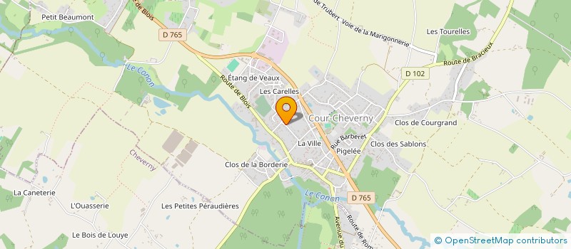 localisation de l'entreprise MADAME ALEXIA VIAL à COUR-CHEVERNY