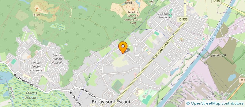 localisation de l'entreprise MADAME ALEXIA VIVIEN  BRUAY-SUR-L'ESCAUT