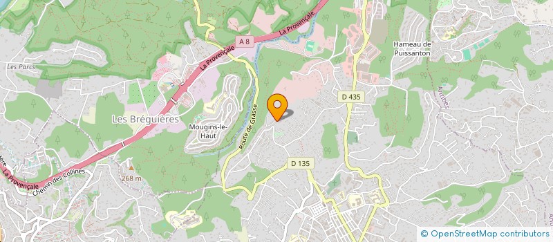 localisation de l'entreprise MADAME ALEXIA VUKMIROVIC  VALLAURIS