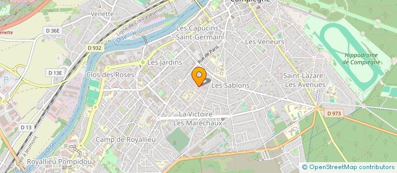 localisation de l'entreprise MADAME ALEXIA WACHEUX à COMPIEGNE