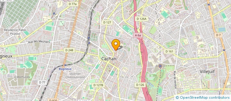 localisation de l'entreprise MADAME ALEXIA WATULA KISAMBALWA  CACHAN