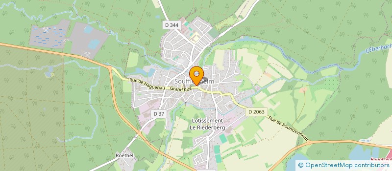 localisation de l'entreprise MADAME ALEXIA WEBER  SOUFFLENHEIM