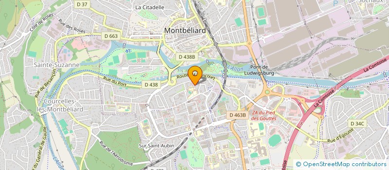 localisation de l'entreprise MADAME ALEXIA WOLFF à MONTBELIARD