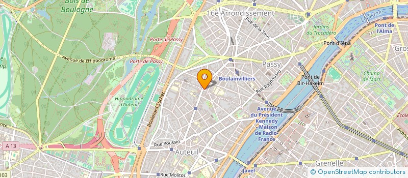 localisation de l'entreprise MADAME ALEXIA ZHAN  PARIS