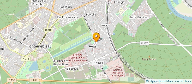 localisation de l'entreprise MADAME ALEXIANE ACCAMBRAY  AVON