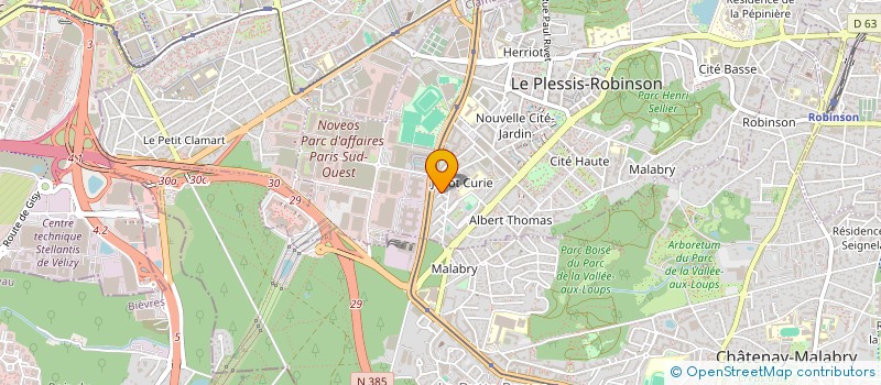 localisation de l'entreprise MADAME ALEXIANE BLARY à LE PLESSIS-ROBINSON