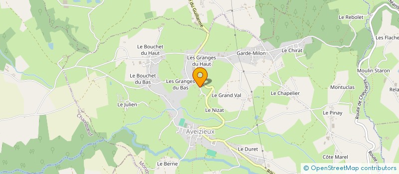 localisation de l'entreprise MADAME ALEXIANE BREBIS  AVEIZIEUX