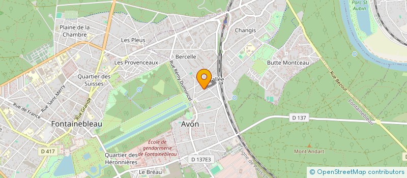 localisation de l'entreprise MADAME ALEXIANE DENIER  AVON