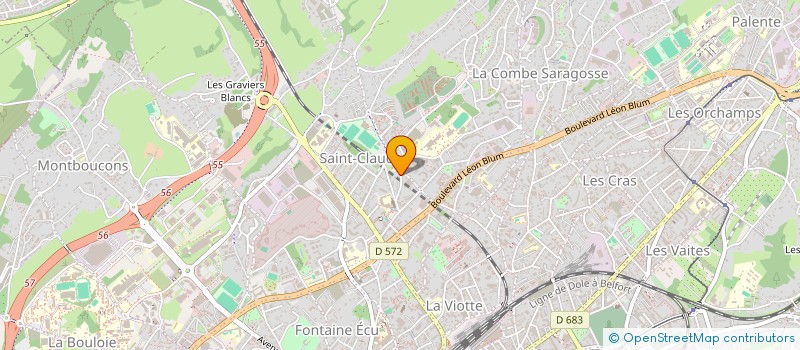 localisation de l'entreprise MADAME ALEXIANE HENRY à BESANCON