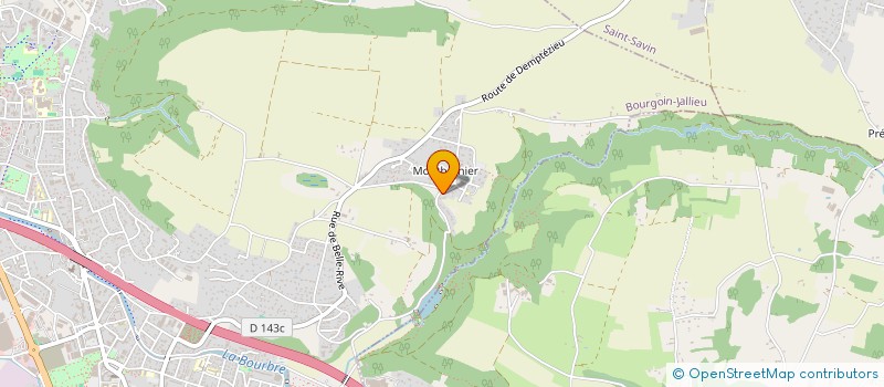 localisation de l'entreprise MADAME ALEXIANE JAUBERTIE  BOURGOIN-JALLIEU