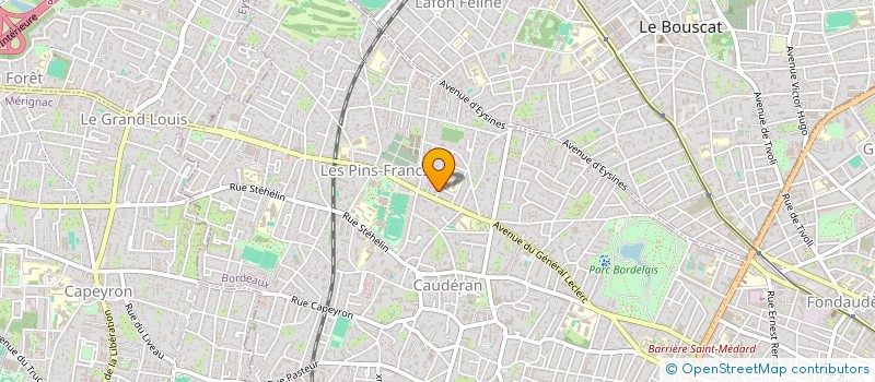 localisation de l'entreprise MADAME ALEXIANE KAPRALSKI  BORDEAUX