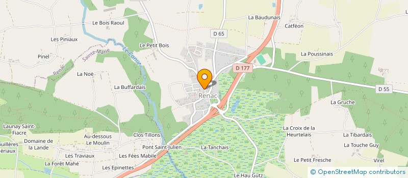 localisation de l'entreprise MADAME ALEXIANE NESME  RENAC