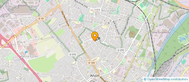 localisation de l'entreprise MADAME ALEXIANE SCOURFIELD  ANZIN