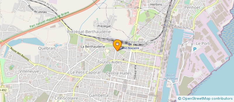 localisation de l'entreprise MADAME ALEXIANE TIGER à SAINT-NAZAIRE