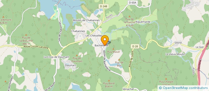 localisation de l'entreprise MADAME ALEXIANNA RADULOVIC à COMPREIGNAC