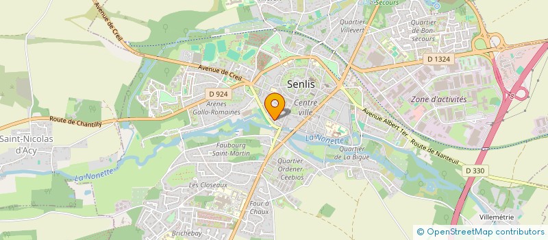 localisation de l'entreprise MADAME ALEXIANNE LION  SENLIS