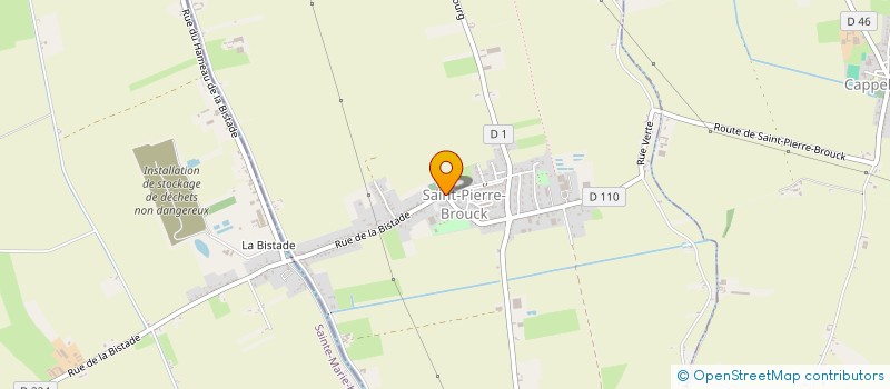 localisation de l'entreprise MADAME ALEXIE BODEL  SAINT-PIERRE-BROUCK