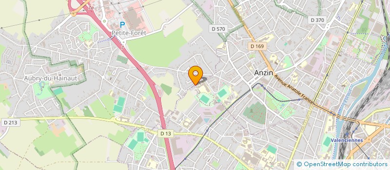 localisation de l'entreprise MADAME ALEXIE GUDIN à VALENCIENNES