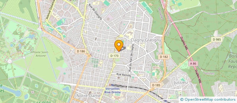 localisation de l'entreprise MADAME ALEXIE HUET à VERSAILLES