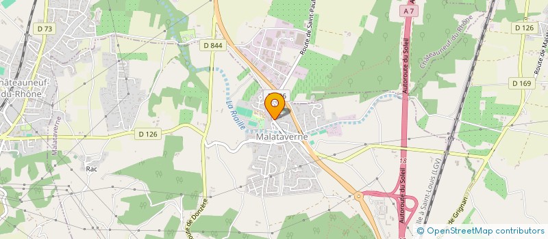 localisation de l'entreprise MADAME ALEXIE PINNA  MALATAVERNE