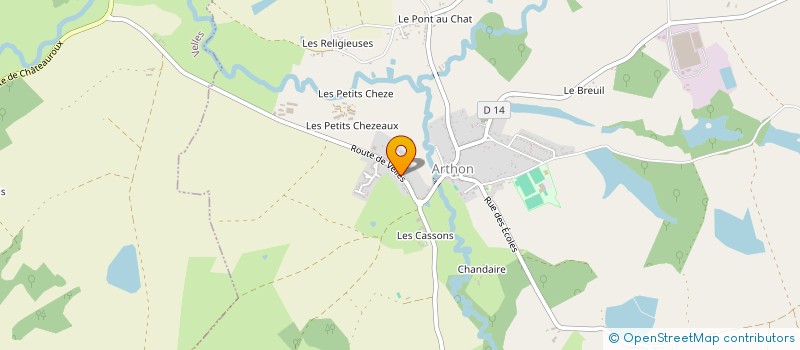 localisation de l'entreprise MADAME ALEXIE SAUVAGE à ARTHON