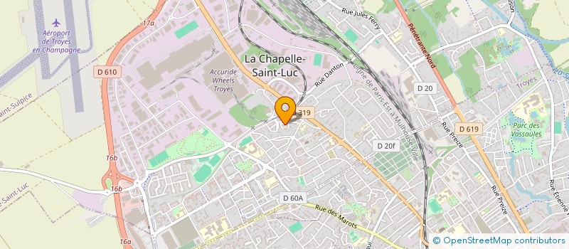 localisation de l'entreprise MADAME ALEXINA FERRANT  LA CHAPELLE-SAINT-LUC