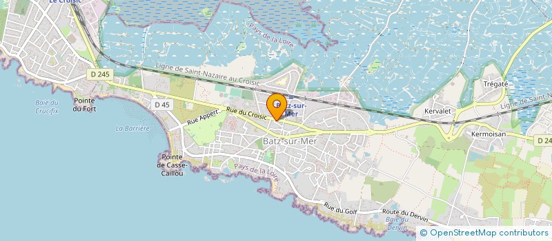 localisation de l'entreprise MADAME ALEXINA PAIN à BATZ-SUR-MER