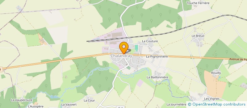 localisation de l'entreprise MADAME ALEXINA VERGER à CHALANDRAY