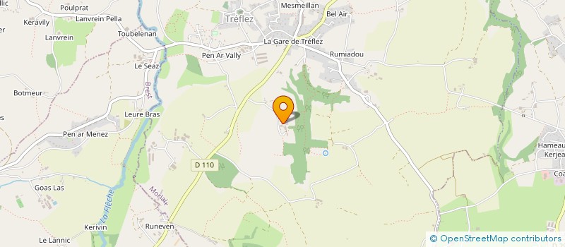 localisation de l'entreprise MADAME ALEXINE LE BRAS  TREFLEZ