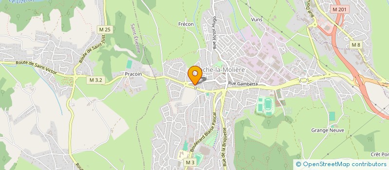 localisation de l'entreprise MADAME ALEXINE NEUGNOT  ROCHE-LA-MOLIERE