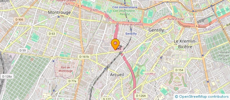 localisation de l'entreprise MADAME ALEXIS ESSADKI à ARCUEIL