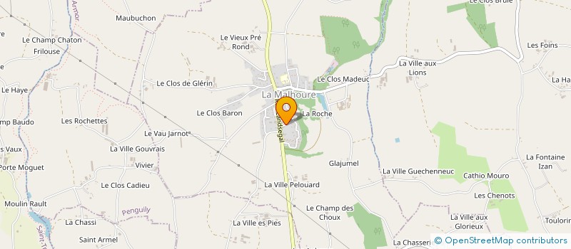 localisation de l'entreprise MADAME ALEXIS GRIFFIN  LA MALHOURE