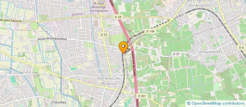 localisation de l'entreprise MADAME ALEXIS ISPIZUA  MORIERES-LES-AVIGNON