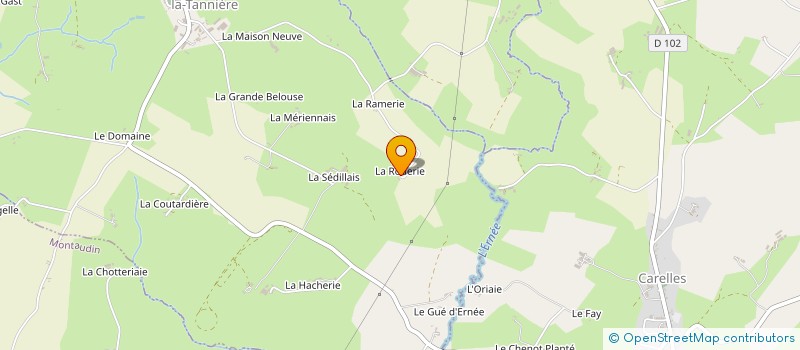 localisation de l'entreprise MADAME ALEXIS PAINCHAUD  SAINT-BERTHEVIN-LA-TANNIERE