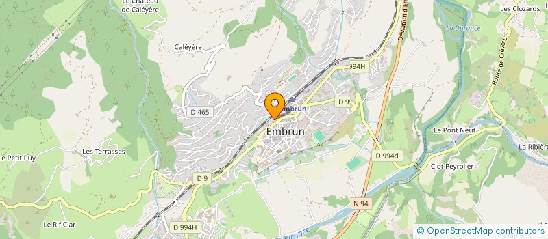localisation de l'entreprise MADAME ALEXIS ZIBOLT à EMBRUN