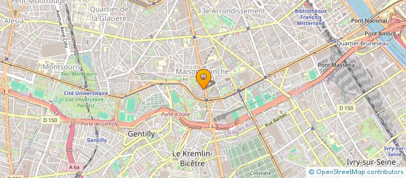 localisation de l'entreprise MADAME ALEXISSE ENKONDA  PARIS