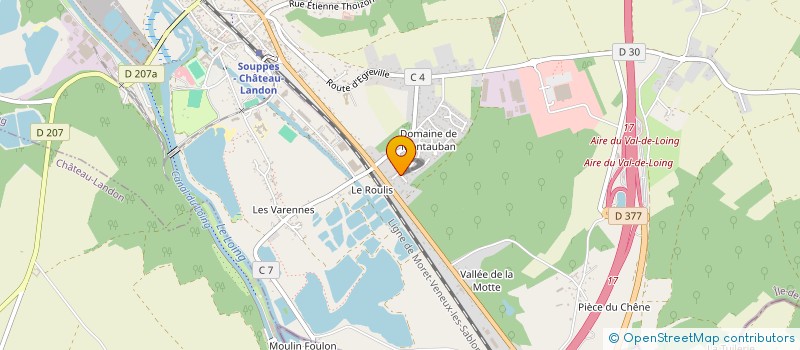 localisation de l'entreprise MADAME ALEXYANE AVRILA  SOUPPES-SUR-LOING