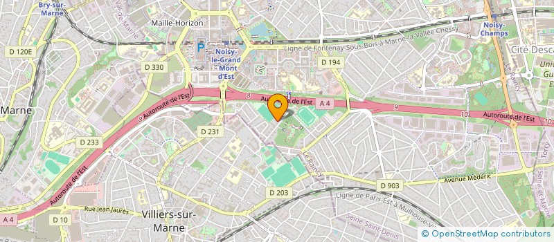 localisation de l'entreprise MADAME ALEYNA ABBE TSALA LOUISOR  NOISY-LE-GRAND