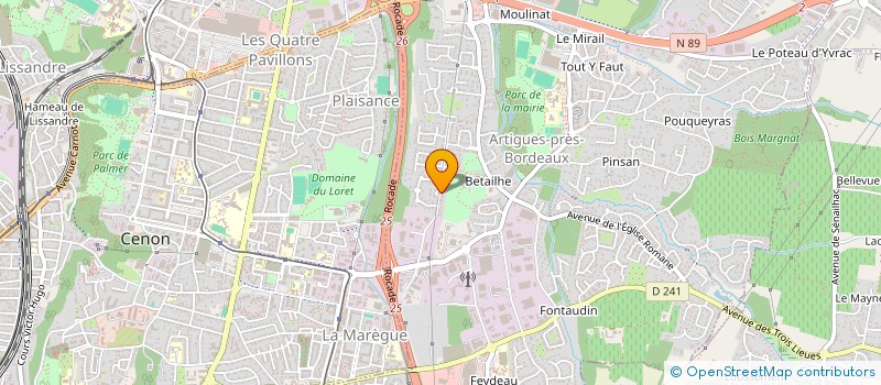 localisation de l'entreprise MADAME ALEYNA BAHCELI  ARTIGUES-PRES-BORDEAUX