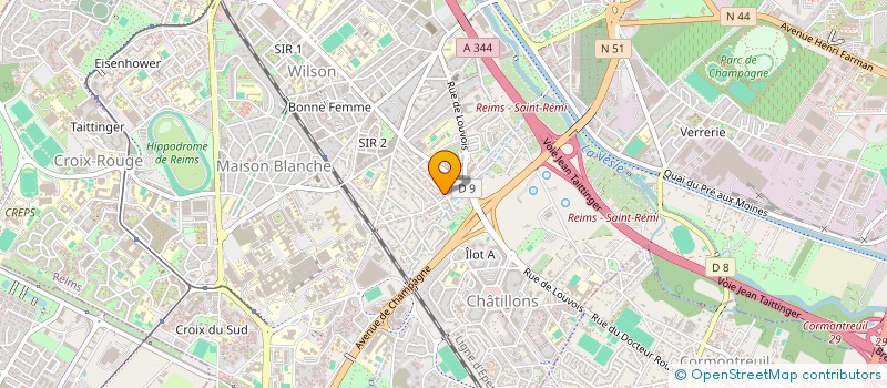 localisation de l'entreprise MADAME ALEYNA MAZLUM  REIMS