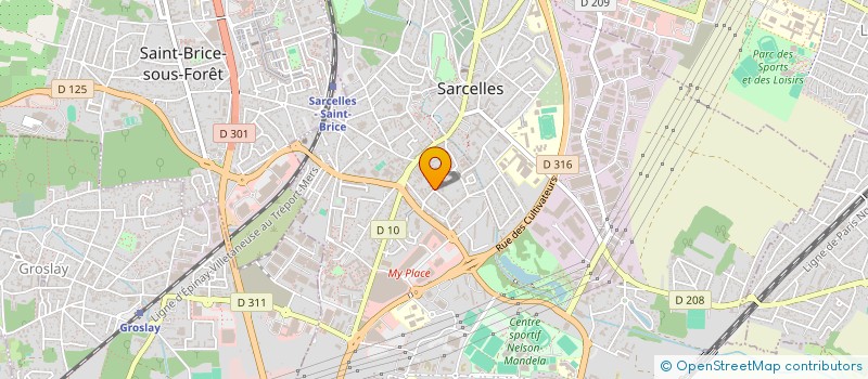 localisation de l'entreprise MADAME ALFIO ROFFINI à SARCELLES