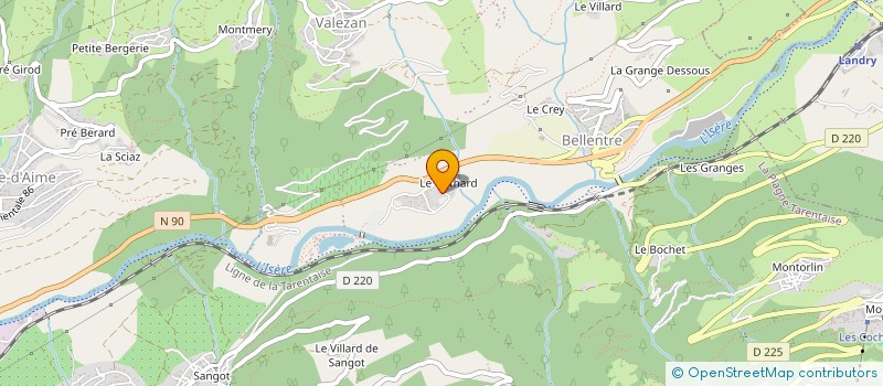 localisation de l'entreprise MADAME ALFRED KRUCH à LA PLAGNE TARENTAISE